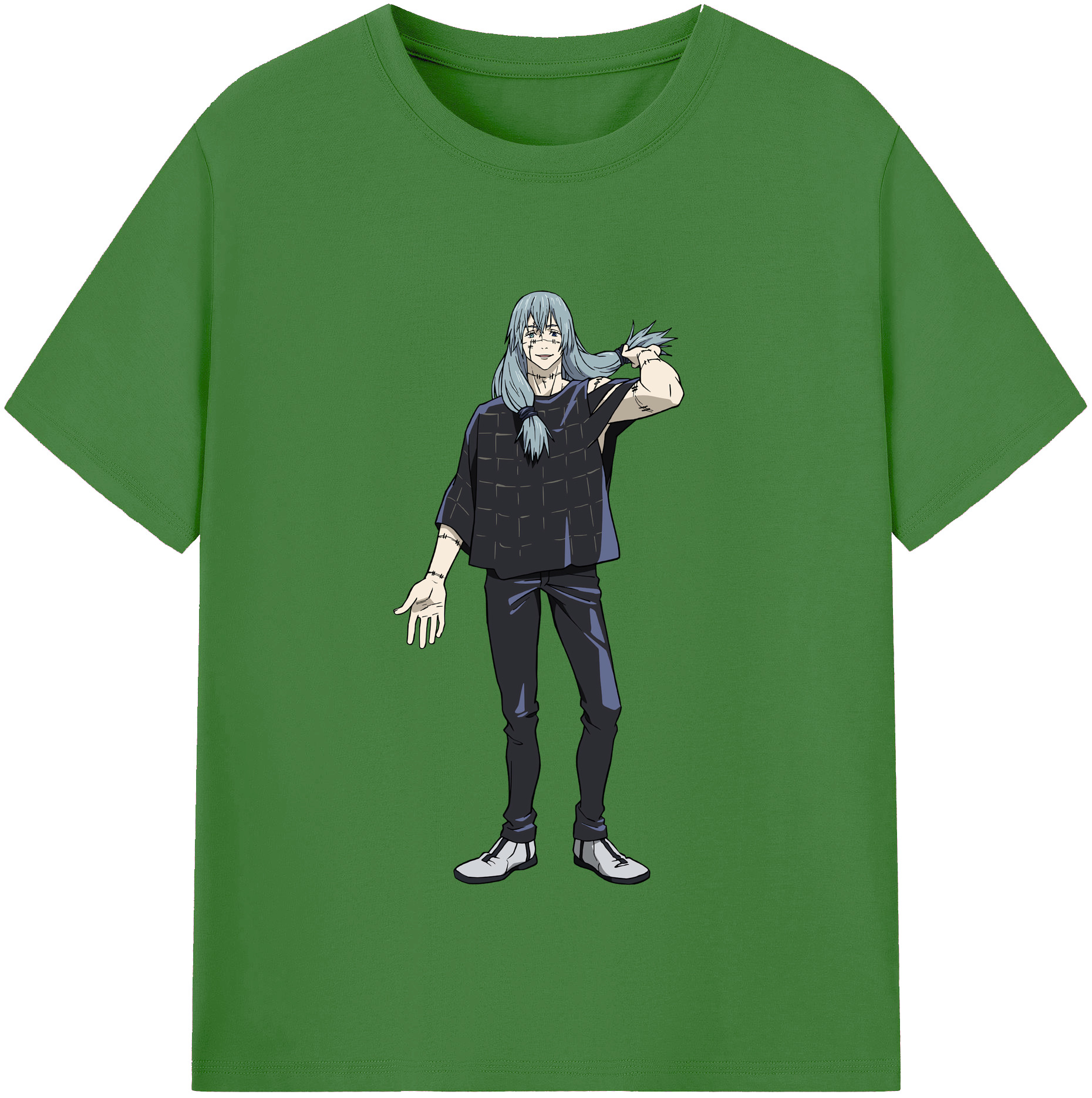 （画像用） 呪術廻戦 Jujutsu Kaisen レディースカジュアルプリントTシャツ（綿100％）